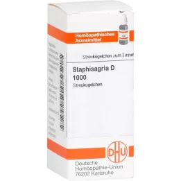 DHU Staphisagria D 1000 globuli, 10 g