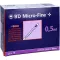 BD MICRO-FINE+ Insulinspr.0,5 ml U100 8 mm, 100X0,5 ml