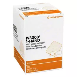 OPSITE IV 3000 6x7 cm cannula transp. di fissaggio, 100 pz