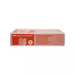 VINYL Guanti non svergolati taglia S, 100 pz