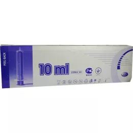 SPRITZE 10 ml 2 pezzi Luer eccentrico, 100 pz