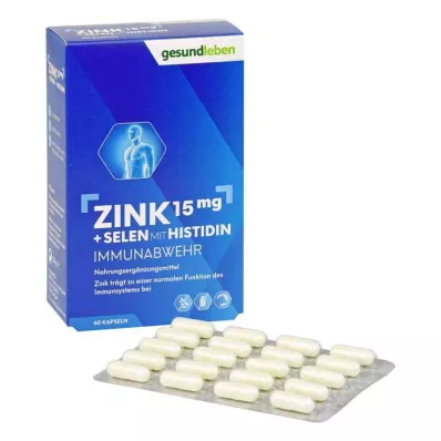 GESUND LEBEN Zinco 15 mg+selenio in capsule, 60 pz