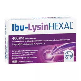IBU-LYSINHEXAL Compresse rivestite con film, 20 pezzi