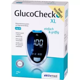 GLUCOCHECK XL Set di misuratori di glicemia mg/dl, 1 pz