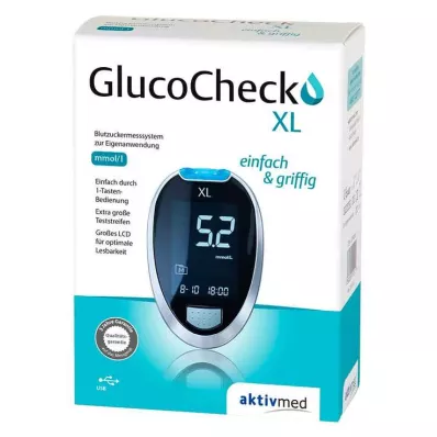 GLUCOCHECK XL Set di misuratori di glicemia mmol/l, 1 pz