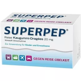 SUPERPEP Gomma da masticare da viaggio 20 mg, 20 pz