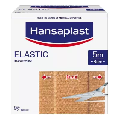 HANSAPLAST Gesso elastico 8 cmx5 m, 1 pz