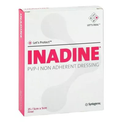 INADINE Garza per unguento PVP Iod. 5x5cm, 25 pz INADINE Garza per unguento PVP Iod. 5x5cm, 25 pz