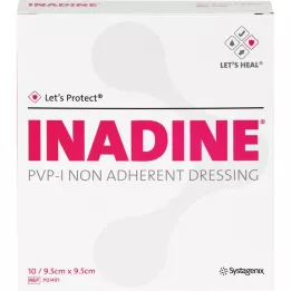 INADINE Garza per unguento PVP Iod. 9,5x9,5 cm, 10 pz