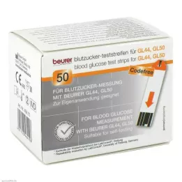BEURER Strisce reattive GL44/GL50, 50 pz