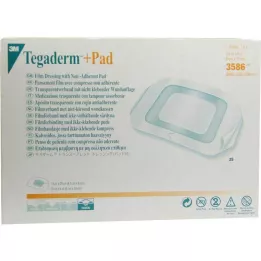 TEGADERM 3M Plus Pad 9x10 cm Ready Made 3586, 25 pz