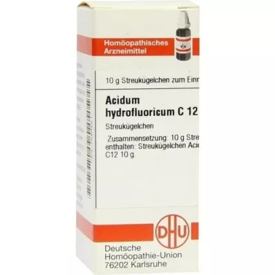 ACIDUM HYDROFLUORICUM C 12 globuli, 10 g