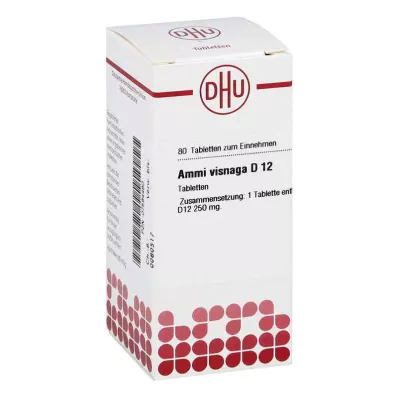 Ammi Visnaga D12 compresse (80 pezzi)