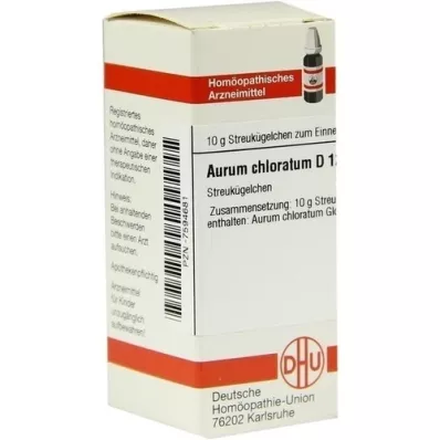 AURUM CHLORATUM D 12 globuli, 10 g