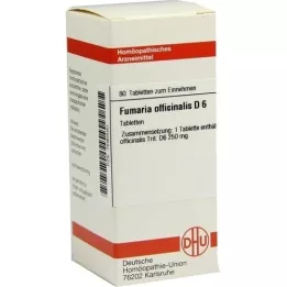 FUMARIA OFFICINALIS D 6 compresse, 80 pz