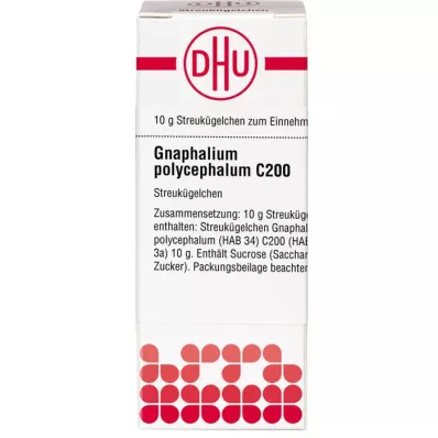 GNAPHALIUM POLYCEPHALUM C 200 globuli, 10 g