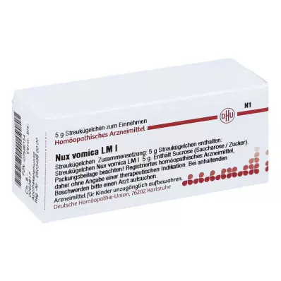 NUX VOMICA LM I globuli, 5 g NUX VOMICA LM I globuli, 5 g