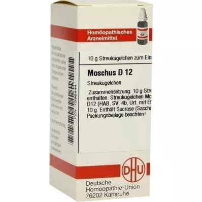 MOSCHUS D 12 globuli, 10 g