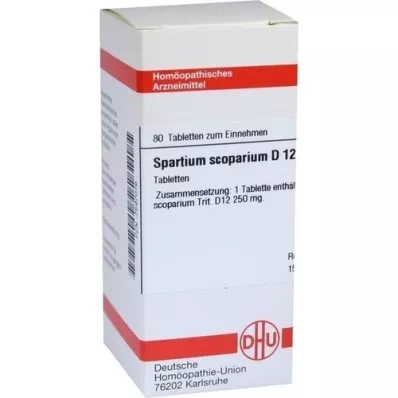 SPARTIUM SCOPARIUM D 12 compresse, 80 pz