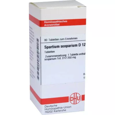 DHU Spartium Scoparium D 12 compresse, 80 pz