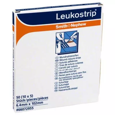 LEUKOSTRIP Strisce di sutura 6,4x102 mm, 10X5 pz
