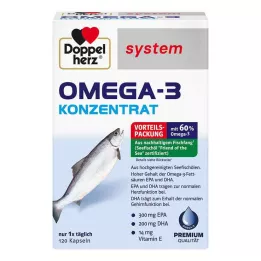 DOPPELHERZ Capsule del sistema concentrato di Omega-3, 120 pezzi