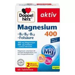 DOPPELHERZ Magnesio 400 mg in compresse, 60 pz