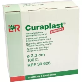 CURAPLAST Strisce sensibili rotonde 23 mm, 100 pz