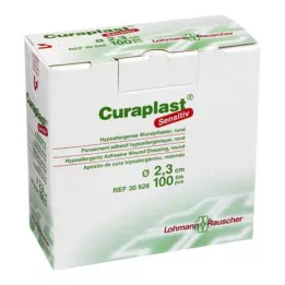 CURAPLAST Strisce sensibili rotonde 23 mm, 100 pz