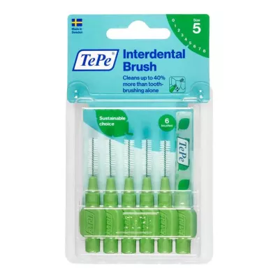 TEPE Scovolino interdentale Original 0,8 mm ISO 5 verde, 6 pz