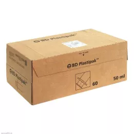 BD PLASTIPAK Spr.50 ml Luer Lok centr., 60X50 ml