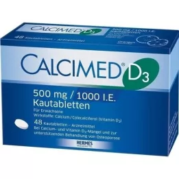 CALCIMED D3 500 mg/1000 U.I. Compresse masticabili, 48 pz
