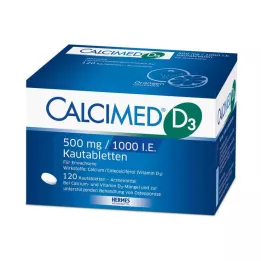 CALCIMED D3 500 mg/1000 U.I. compresse masticabili, 120 pz