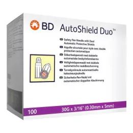 BD AUTOSHIELD Aghi di sicurezza Duo da 5 mm, 100 pz