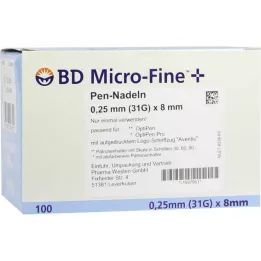 BD Micro-Fine + 8 aghi 0,25x8 mm, 100 pz