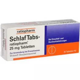 SCHLAF TABS-ratiopharm 25 mg compresse, 20 pz