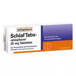 SCHLAF TABS-ratiopharm 25 mg compresse, 20 pz