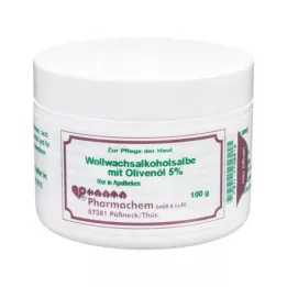 WOLLWACHSALKOHOLSALBE m.olio doliva 5%, 100 g