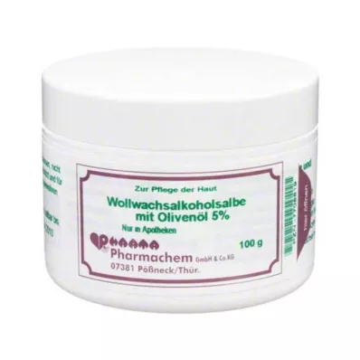 WOLLWACHSALKOHOLSALBE m.olio doliva 5%, 100 g