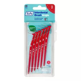 TEPE Scovolino interdentale Angolo 0,5 mm ISO 2 rosso, 6 pz