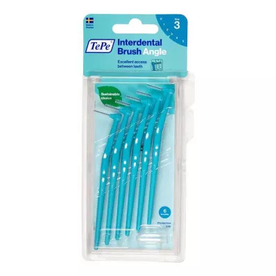 TEPE Scovolino interdentale Angolo 0,6 mm ISO 3 blu, 6 pz