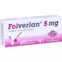 FOLVERLAN compresse da 5 mg, 20 pezzi