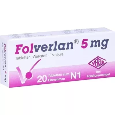 FOLVERLAN compresse da 5 mg, 20 pezzi