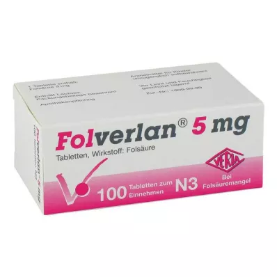 Folverlan 5 mg compresse, 100 pz Folverlan 5 mg compresse, 100 pz