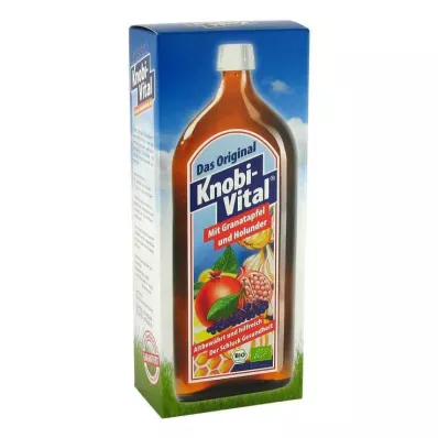 KNOBIVITAL con melograno+sambuco bio, 960 ml
