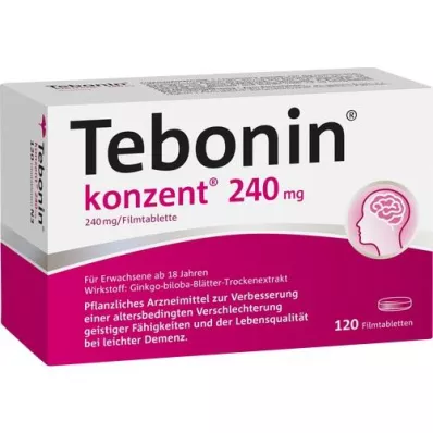 TEBONIN konzent 240 mg compresse rivestite con film, 120 pz