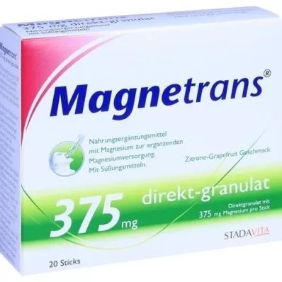 MAGNETRANS granuli diretti da 375 mg, 20 pezzi
