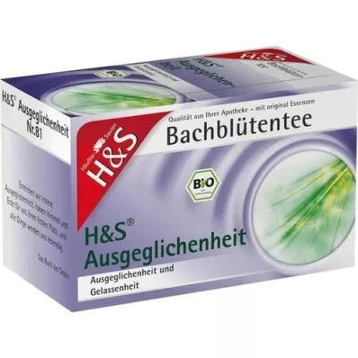 H&amp;S Bach Flower Remedy Balance Tea bustina filtro, 20X3.0 g