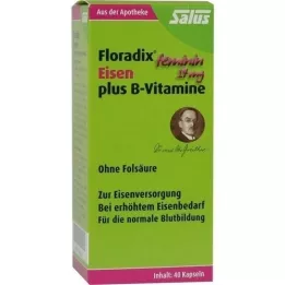 FLORADIX Capsule di ferro e vitamine del gruppo B, 40 pezzi