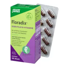 FLORADIX Capsule di ferro e vitamine del gruppo B, 40 pezzi